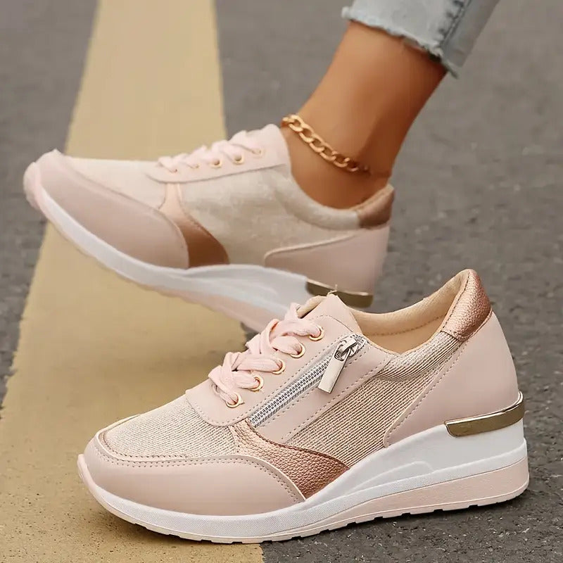 Women's Low-Top Wedge Sneakers