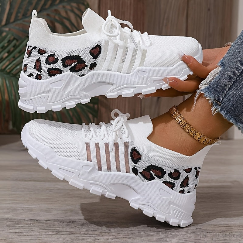 Women's White Casual Breathable Sneakers