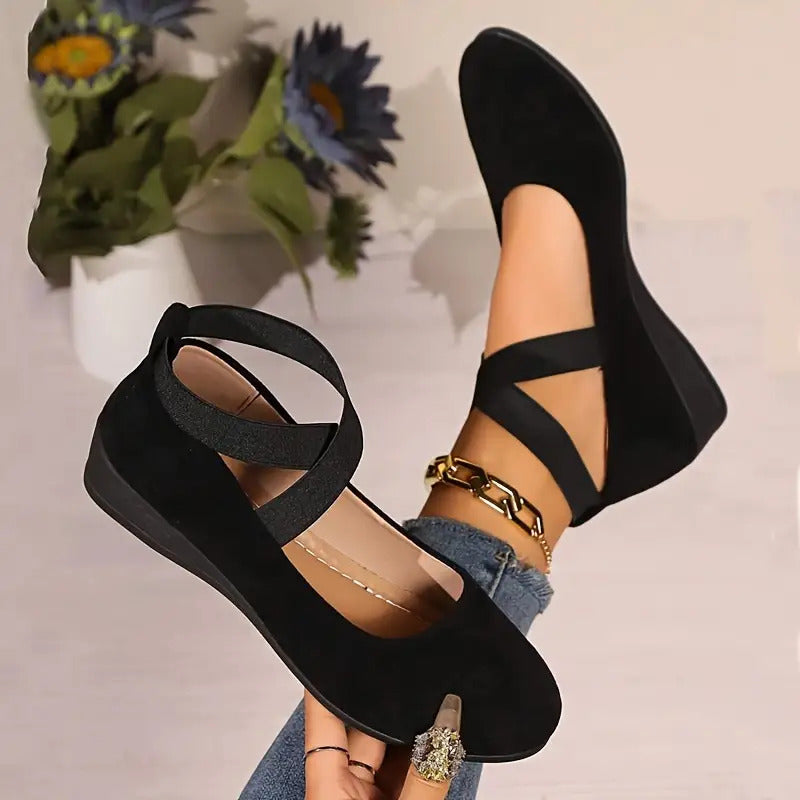 Women's Loafers with Elastic Band
