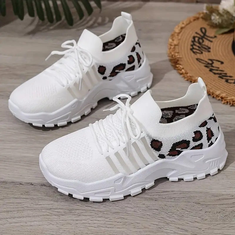 Women's White Casual Breathable Sneakers