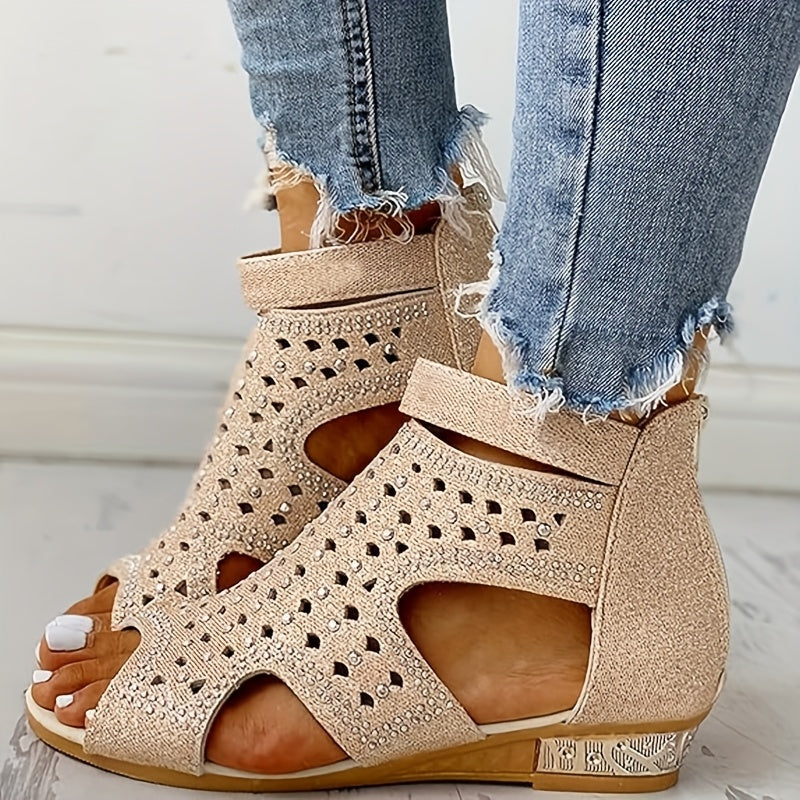 Women'S Open-Toe Wedge Sandals
