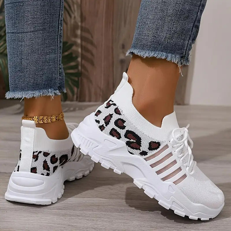 Women's White Casual Breathable Sneakers