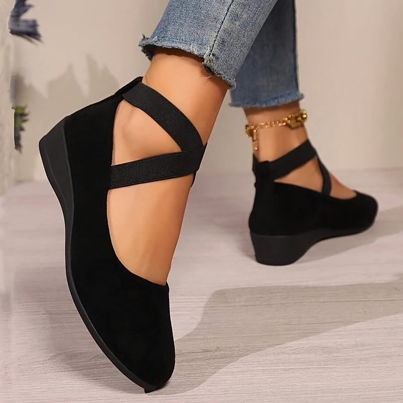 Women's Loafers with Elastic Band