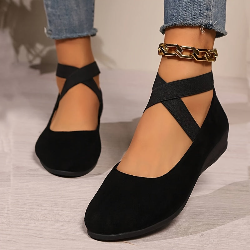 Women's Loafers with Elastic Band