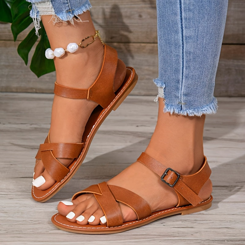 Women's Open-Toe Flat Sandals
