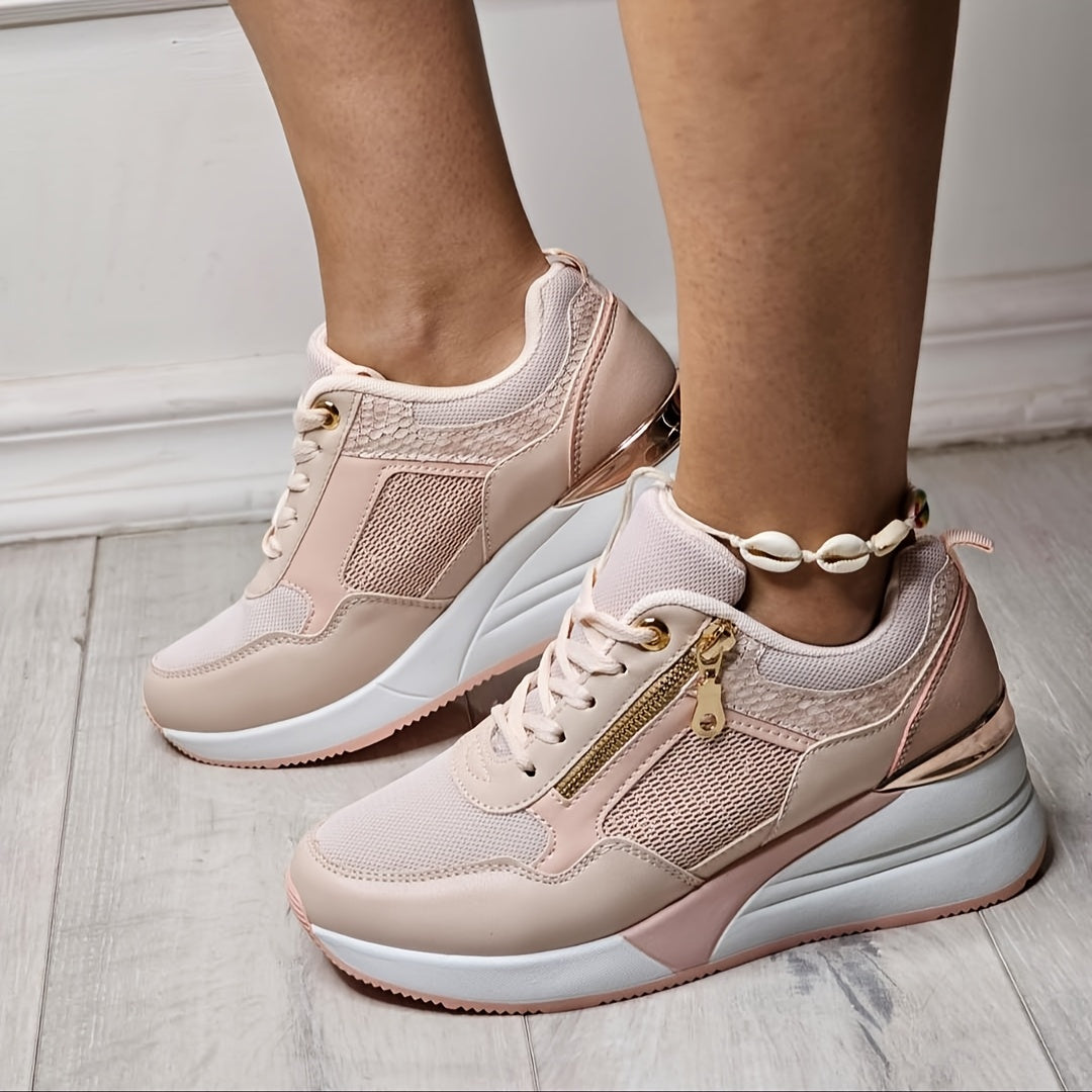 Women's Low-Top Wedge Sneakers