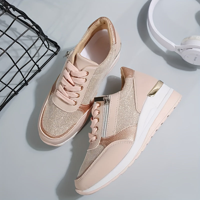 Women's Low-Top Wedge Sneakers