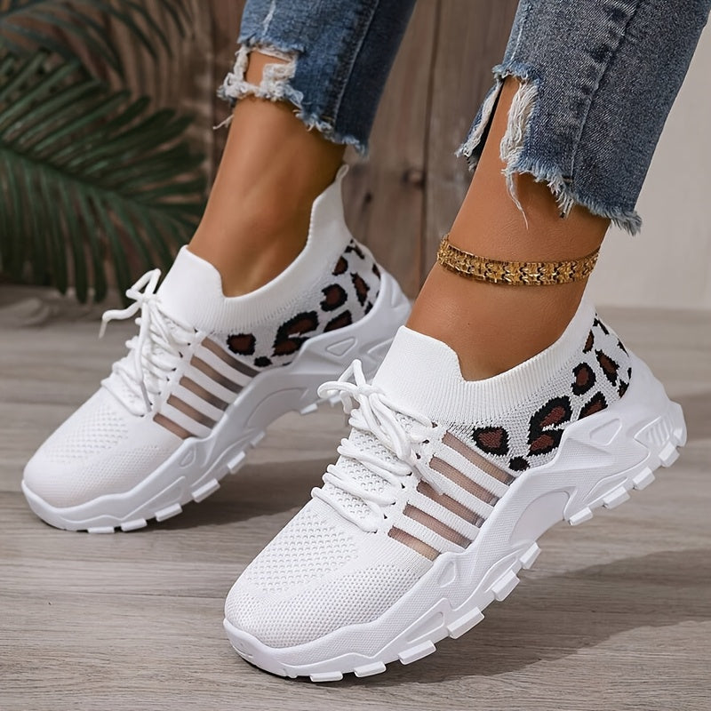 Women's White Casual Breathable Sneakers