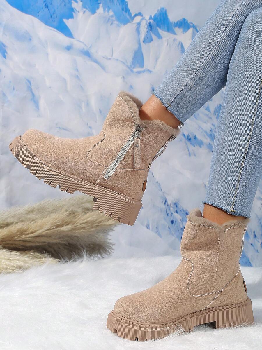 Plus Size Winter Snow Women's Boots