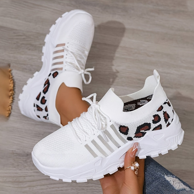 Women's White Casual Breathable Sneakers