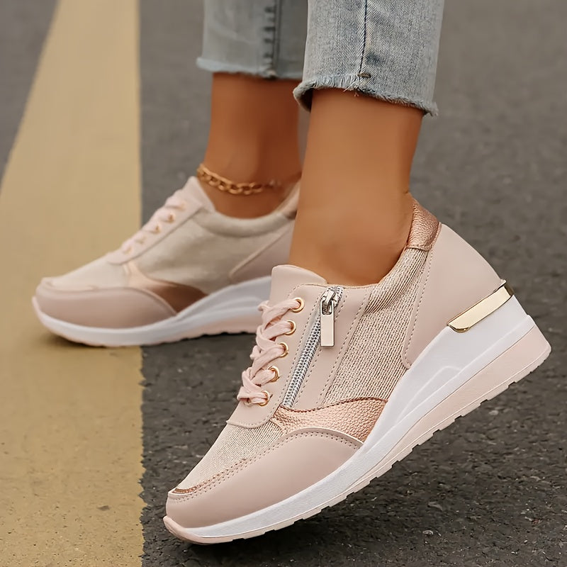 Women's Low-Top Wedge Sneakers
