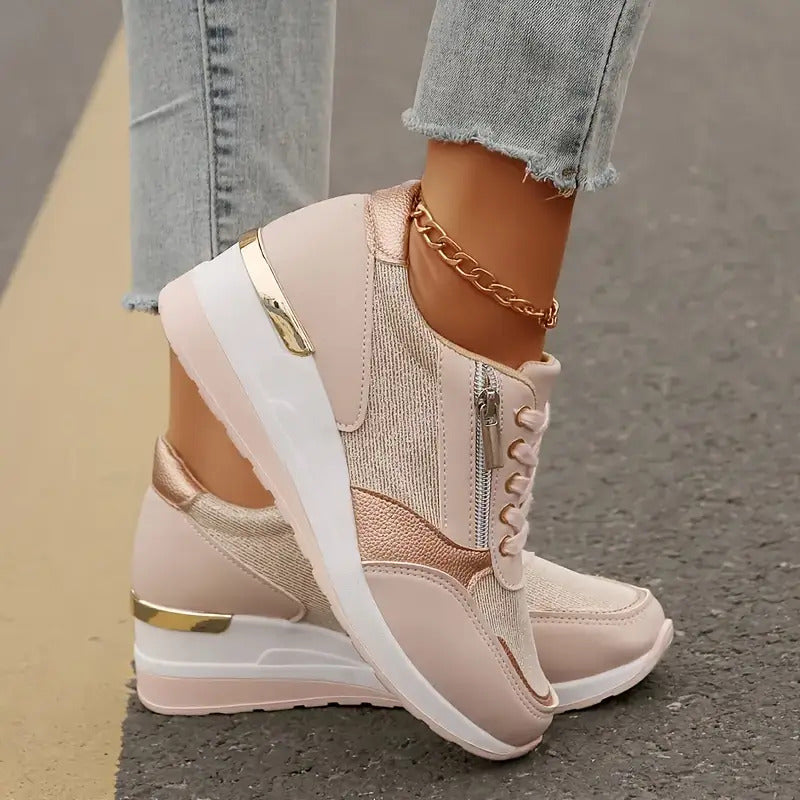 Women's Low-Top Wedge Sneakers