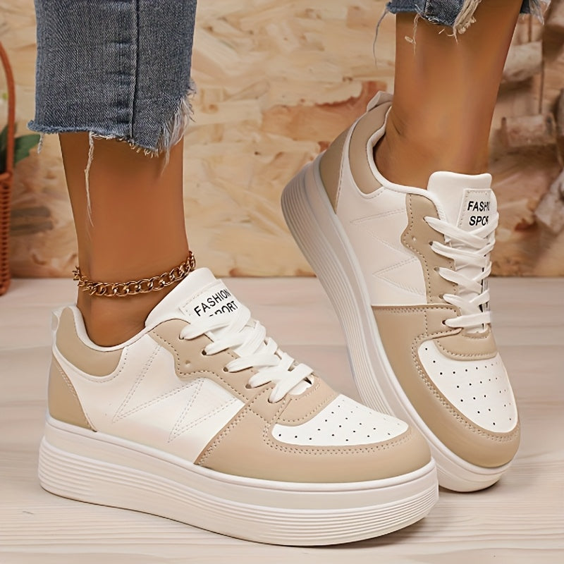 2025 New Women's White Low-Top Sneakers