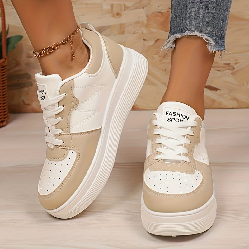 2025 New Women's White Low-Top Sneakers