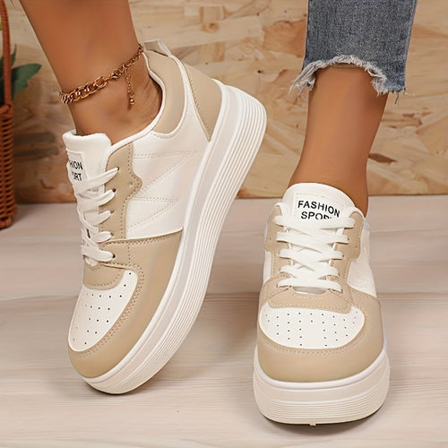 2025 New Women's White Low-Top Sneakers