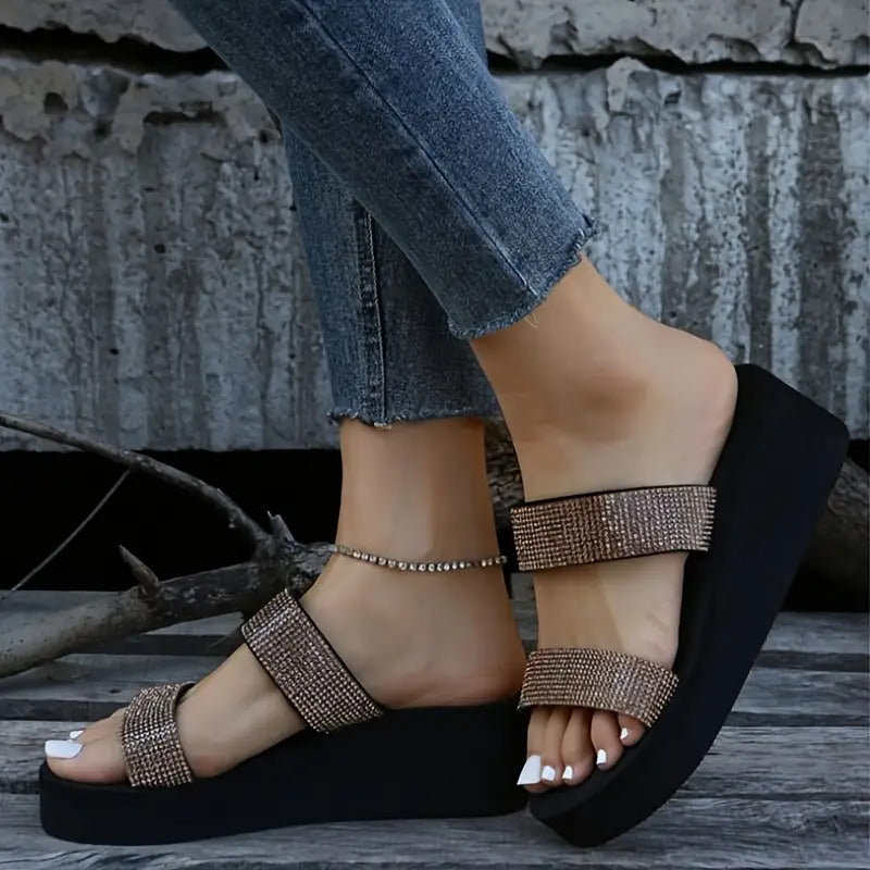 Lightweight Slip-On Wedge Sandals