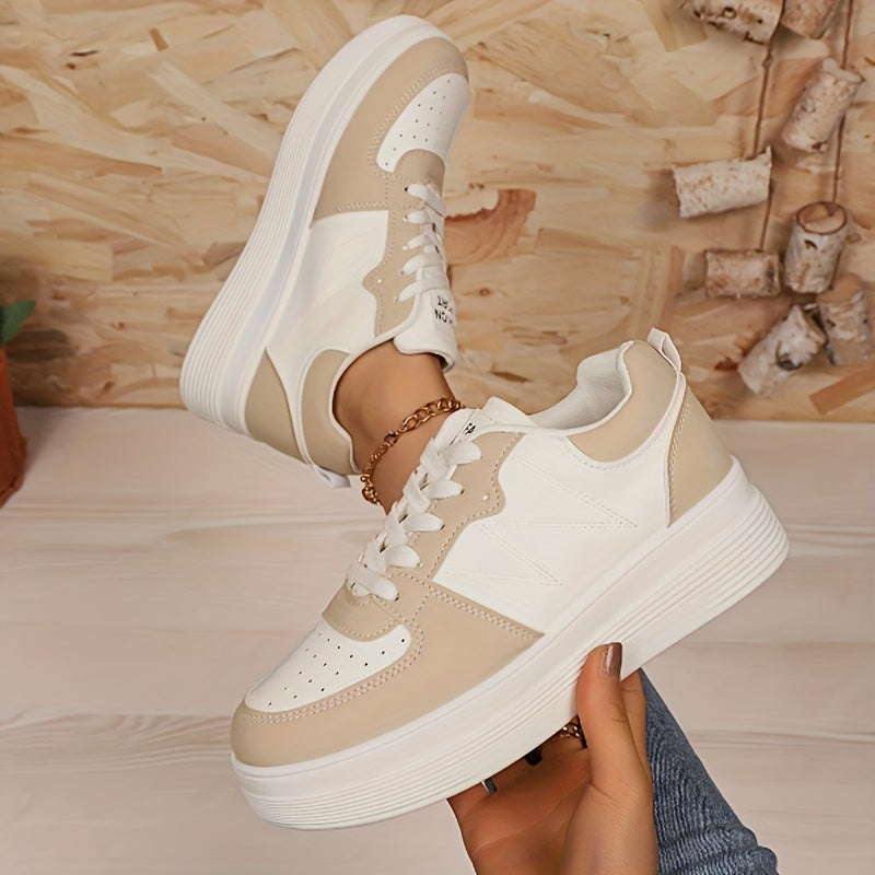 2025 New Women's White Low-Top Sneakers