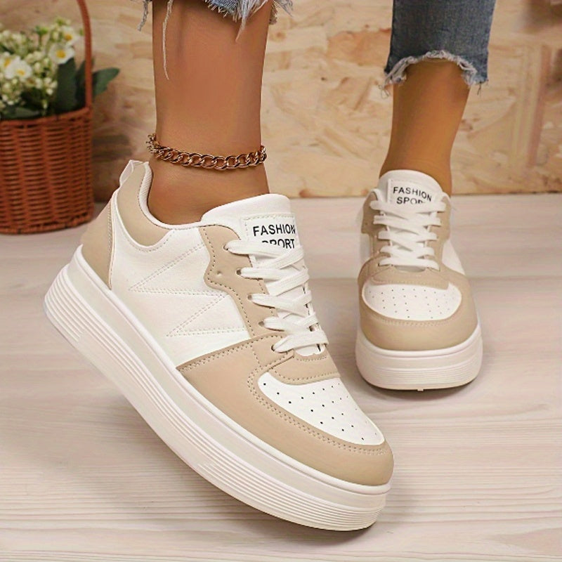 2025 New Women's White Low-Top Sneakers